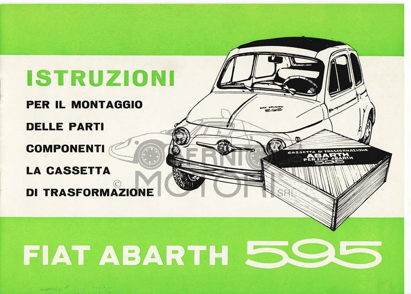 Fiat Abarth 595 Istruzioni Cassetta di Trasformazione